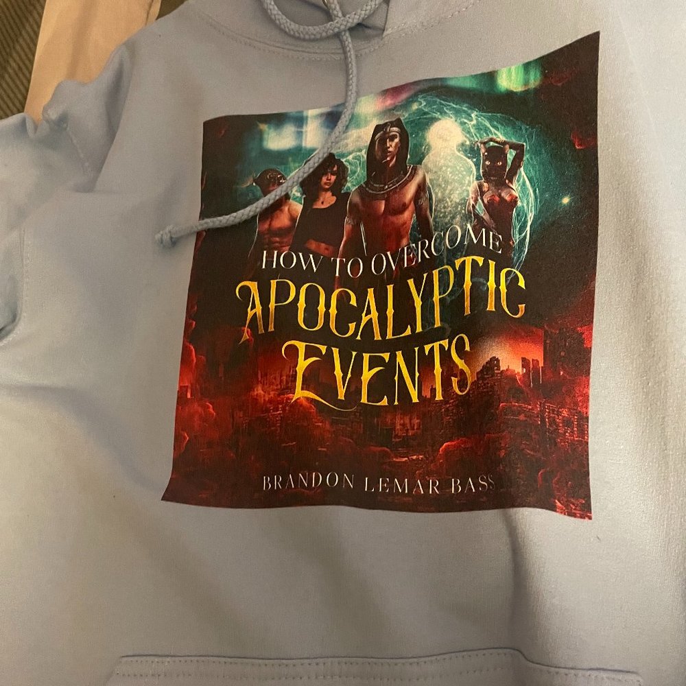 EYE AM CHOSEN Blue Apocalyptic Events Hoodie